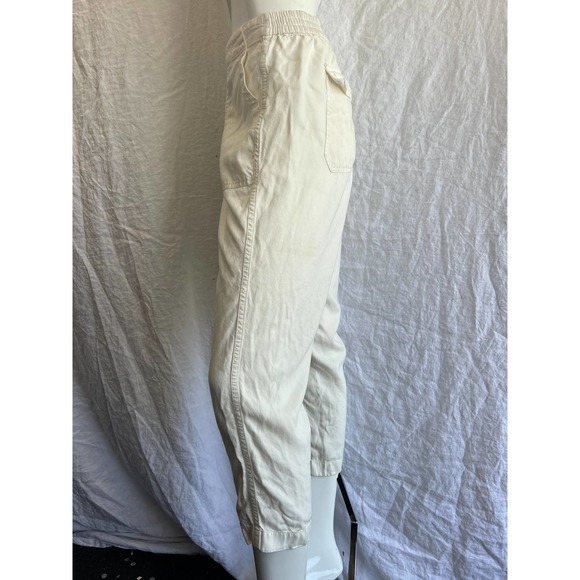 White J. Crew High Waist Cargo Style Capris - Picture 6 of 8